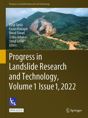 cover image of Progress in Landslide Research and Technology, Volume 1 Issue 1, 2022